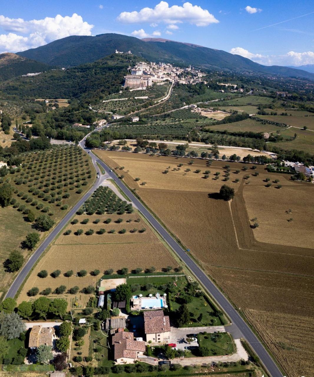 Agriturismo Il Girasole Assisi Villa Esterno foto